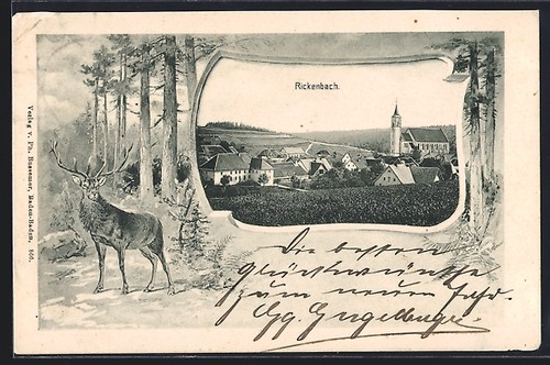 Ansichtskarte rickenbach - rickenbach, /