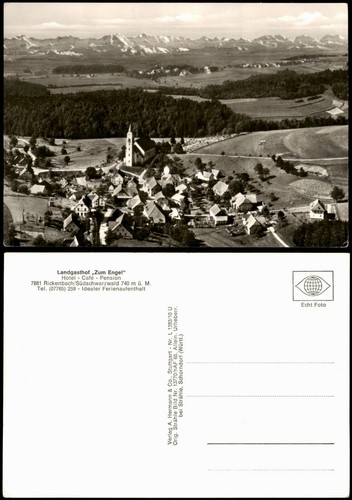 Ansichtskarte rickenbach - ansichtskarte,