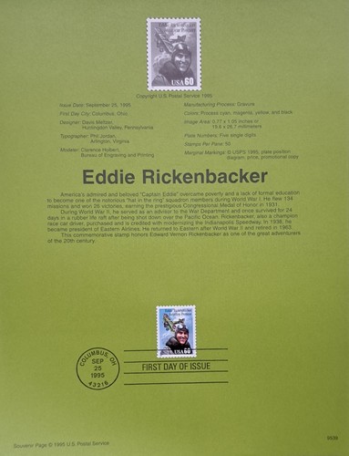 Usa souvenirblatt 09 - usa, 25.09.1995