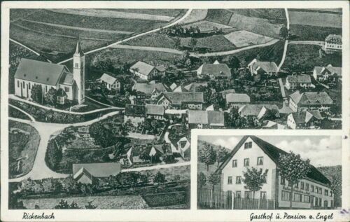 Ansichtskarte rickenbach - ansichtskarte,