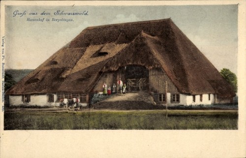Bergalingen rickenbach im - ak,